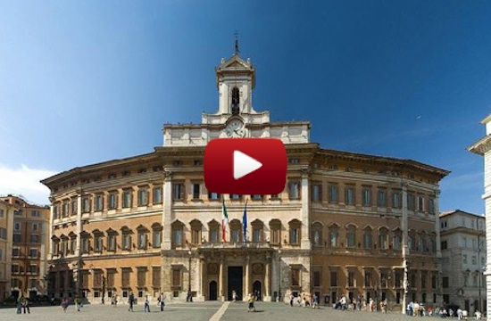 Nelle sedi del potere visita virtuale di palazzo for Ricerca sul parlamento italiano